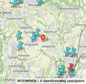 Mappa Via Dante Alighieri, 23880 Casatenovo LC, Italia (2.88154)