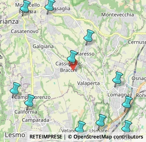 Mappa Via Dante Alighieri, 23880 Casatenovo LC, Italia (3.30214)