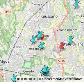 Mappa Viale Como, 20034 Giussano MB, Italia (2.47385)