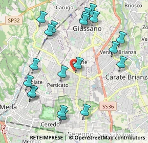 Mappa Viale Como, 20034 Giussano MB, Italia (2.3265)