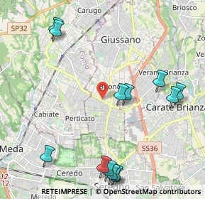 Mappa Viale Como, 20034 Giussano MB, Italia (2.61231)