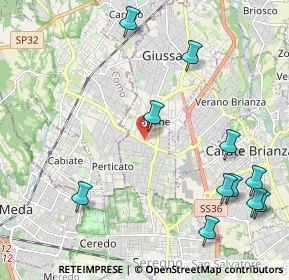 Mappa Viale Como, 20034 Giussano MB, Italia (2.65091)