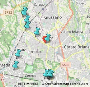 Mappa Viale Como, 20034 Giussano MB, Italia (2.55231)