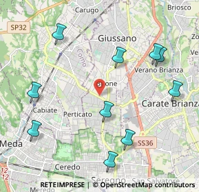 Mappa Viale Como, 20034 Giussano MB, Italia (2.52182)