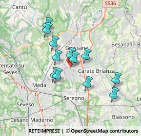 Mappa Viale Como, 20034 Giussano MB, Italia (2.92583)