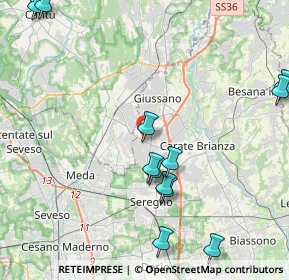 Mappa Viale Como, 20034 Giussano MB, Italia (5.31846)