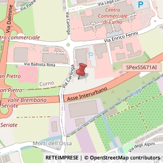 Mappa Via Carlinga, 27, 24035 Curno, Bergamo (Lombardia)