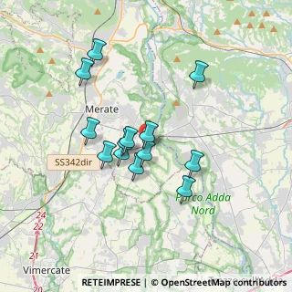 Mappa 23877 Paderno d'Adda LC, Italia (2.89769)