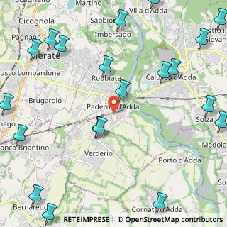 Mappa 23877 Paderno d'Adda LC, Italia (3.214)