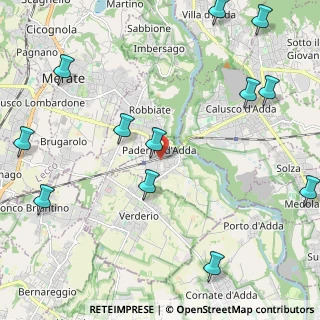 Mappa 23877 Paderno d'Adda LC, Italia (2.88583)