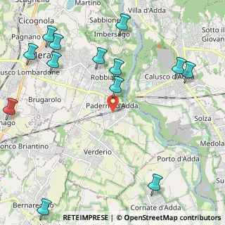 Mappa 23877 Paderno d'Adda LC, Italia (2.88692)