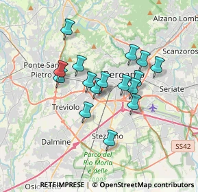 Mappa Via Sant'Ambrogio, 24127 Bergamo BG, Italia (2.7475)