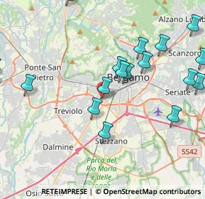 Mappa Via Sant'Ambrogio, 24127 Bergamo BG, Italia (5.08263)