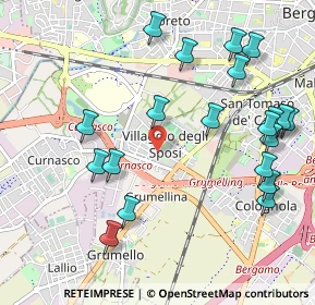 Mappa Via Sant'Ambrogio, 24127 Bergamo BG, Italia (1.1795)