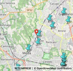 Mappa Via Trento, 22060 Cabiate CO, Italia (3.37389)