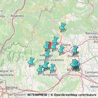 Mappa Via Sarego, 36015 Schio VI, Italia (14.87353)