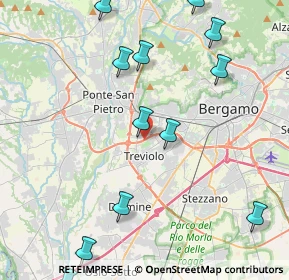 Mappa SS671, 24035 Curno BG, Italia (5.24167)