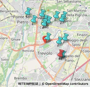 Mappa SS671, 24035 Curno BG, Italia (1.72875)