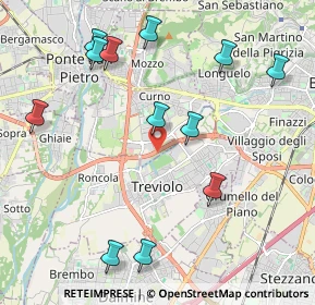 Mappa SS671, 24035 Curno BG, Italia (2.345)