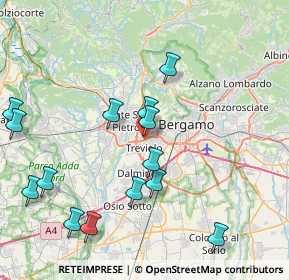 Mappa SS671, 24035 Curno BG, Italia (9.02714)