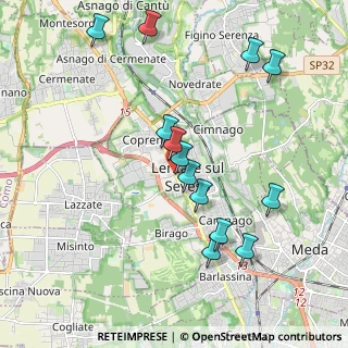 Mappa SP44, 20823 Lentate sul Seveso MB, Italia (1.99154)