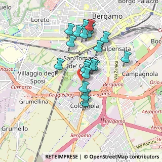 Mappa Via Giovanni Falcone, 24126 Bergamo BG, Italia (0.755)