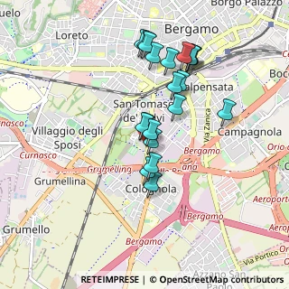 Mappa Via Giovanni Falcone, 24126 Bergamo BG, Italia (0.8215)