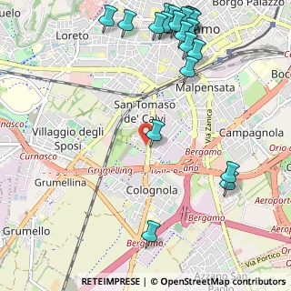 Mappa Via Giovanni Falcone, 24126 Bergamo BG, Italia (1.466)