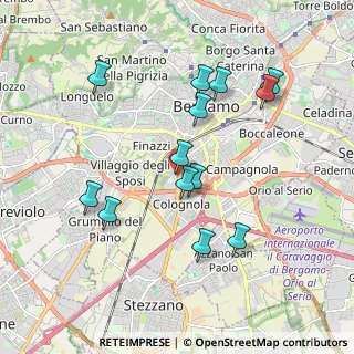 Mappa Via Giovanni Falcone, 24126 Bergamo BG, Italia (1.82923)