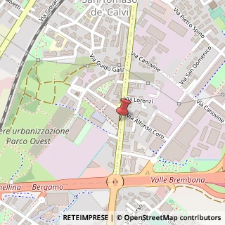 Mappa Via San Bernardino, 139/B, 24126 Bergamo, Bergamo (Lombardia)