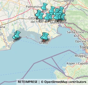 Mappa Via Carlo Goldoni, 34073 Grado GO, Italia (15.452)