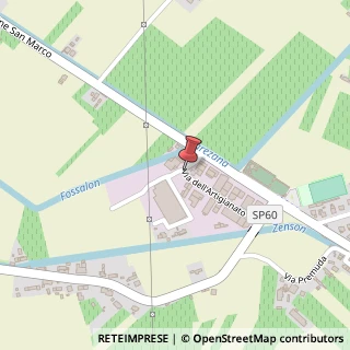 Mappa Via dell'Artigianato, 3, 31050 Zenson di Piave, Treviso (Veneto)