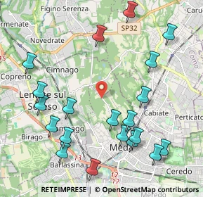 Mappa Via Santa Maria, 20821 Meda MB, Italia (2.4105)