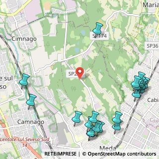 Mappa Via Santa Maria, 20821 Meda MB, Italia (1.5515)