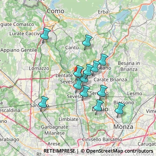 Mappa Via Santa Maria, 20821 Meda MB, Italia (5.99231)
