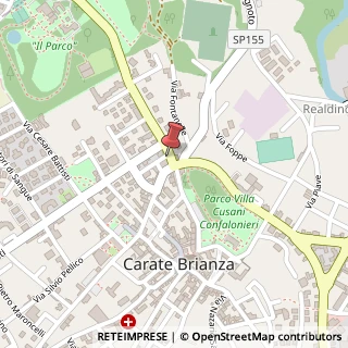 Mappa Via Giuseppe Garibaldi, 1/A, 20841 Carate Brianza, Monza e Brianza (Lombardia)