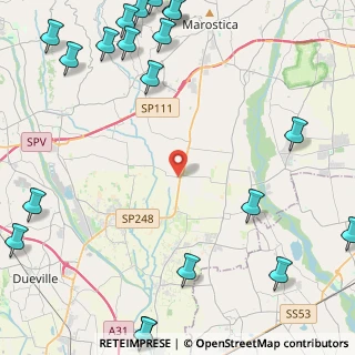 Mappa Via Bosella, 36060 Breganze VI, Italia (7.026)