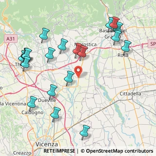 Mappa Via Bosella, 36060 Breganze VI, Italia (10.075)
