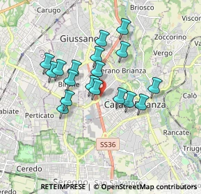 Mappa Via Francesco Petrarca, 20843 Verano Brianza MB, Italia (1.42444)