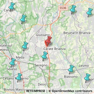 Mappa Via Francesco Petrarca, 20843 Verano Brianza MB, Italia (6.48)