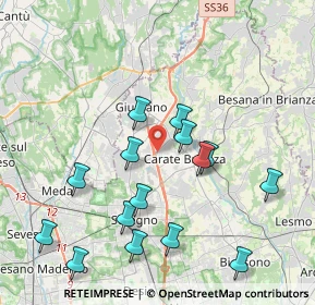 Mappa Via Francesco Petrarca, 20843 Verano Brianza MB, Italia (4.14)