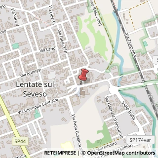 Mappa Piazza San Vito, 24, 20823 Lentate sul Seveso, Monza e Brianza (Lombardia)