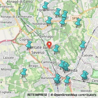 Mappa 20823 Seveso MB, Italia (2.76167)