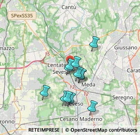 Mappa 20823 Seveso MB, Italia (2.89)