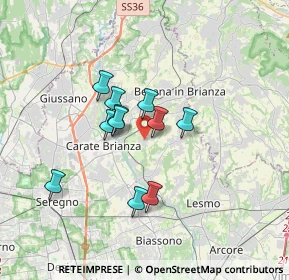 Mappa Via Cardinale Federico Borromeo, 20842 Besana in Brianza MB, Italia (2.60818)