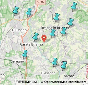 Mappa Via Cardinale Federico Borromeo, 20842 Besana in Brianza MB, Italia (4.57455)