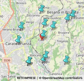 Mappa Via Cardinale Federico Borromeo, 20842 Besana in Brianza MB, Italia (2.16308)