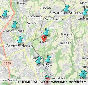 Mappa Via Cardinale Federico Borromeo, 20842 Besana in Brianza MB, Italia (3.22154)