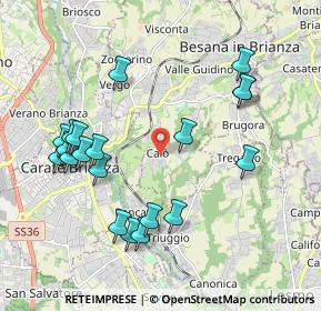 Mappa Via Cardinale Federico Borromeo, 20842 Besana in Brianza MB, Italia (2.1115)