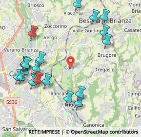 Mappa Via Cardinale Federico Borromeo, 20842 Besana in Brianza MB, Italia (2.443)